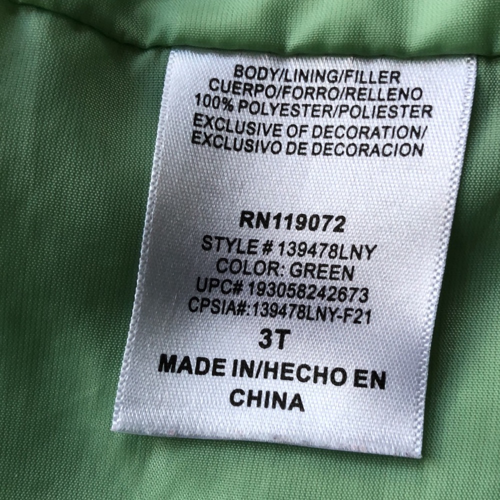 Star Wars Yoda Jacket 3T - Picture 4 of 7